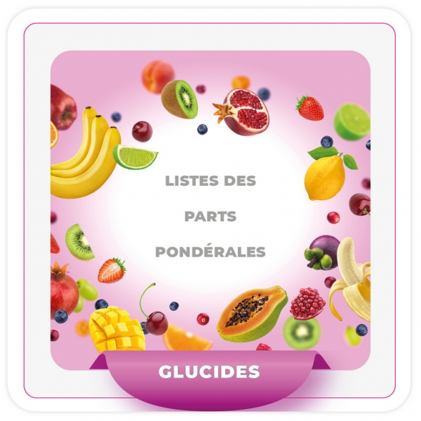 Consensus parts glucides fruits  - liste ordre alphabétique