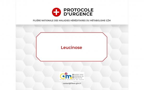 Protocole d'urgence - Leucinose (MSUD)