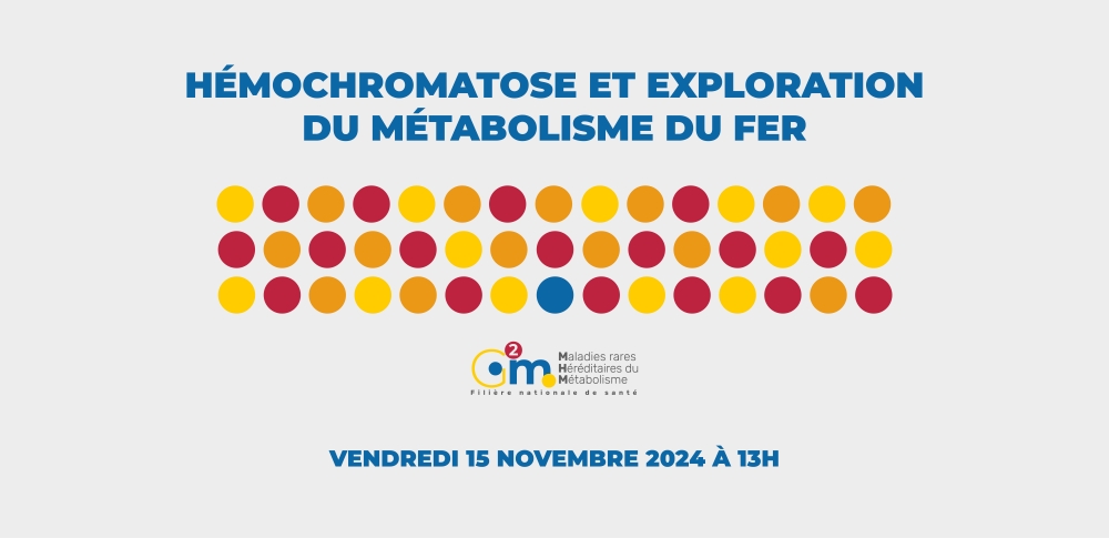 Webinar 11  | HEMOCHROMATOSE ET EXPLORATION DU METABOLISME DU FER | 15.11.24